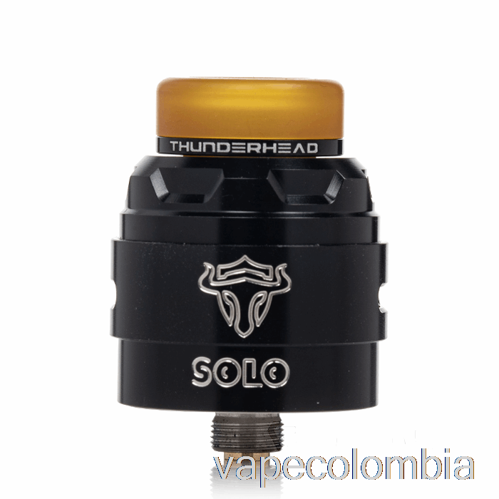 Vape Recargable Thunderhead Creations Tauren Solo V1.5 24mm Rda Plata Negro